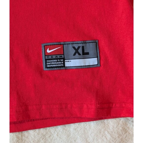 Nike Team Vintage Y2K New York Metro Stars Soccer FC Center Swoosh Tee Size XL - Picture 5 of 8